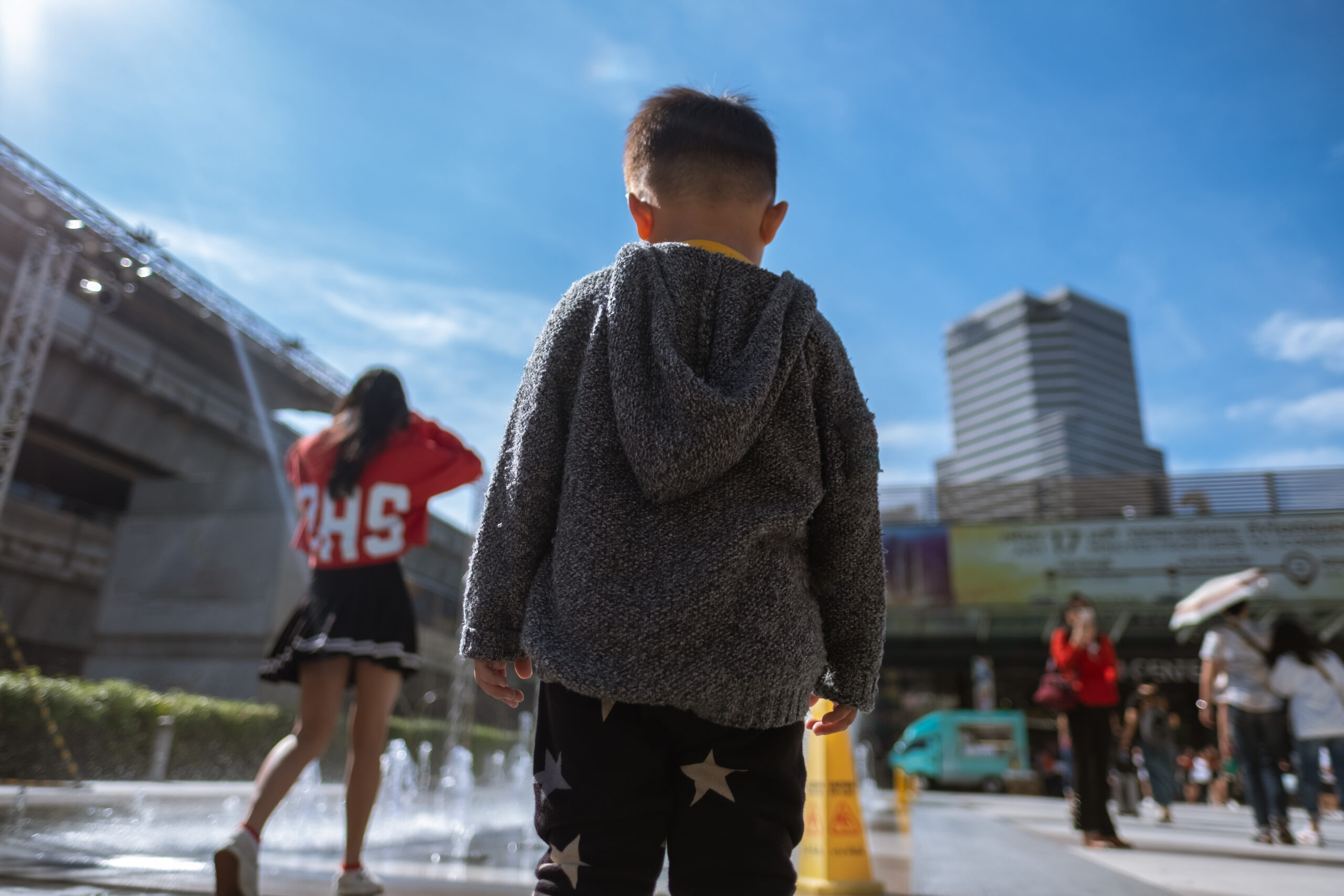 Les enfants dans les zones urbaines